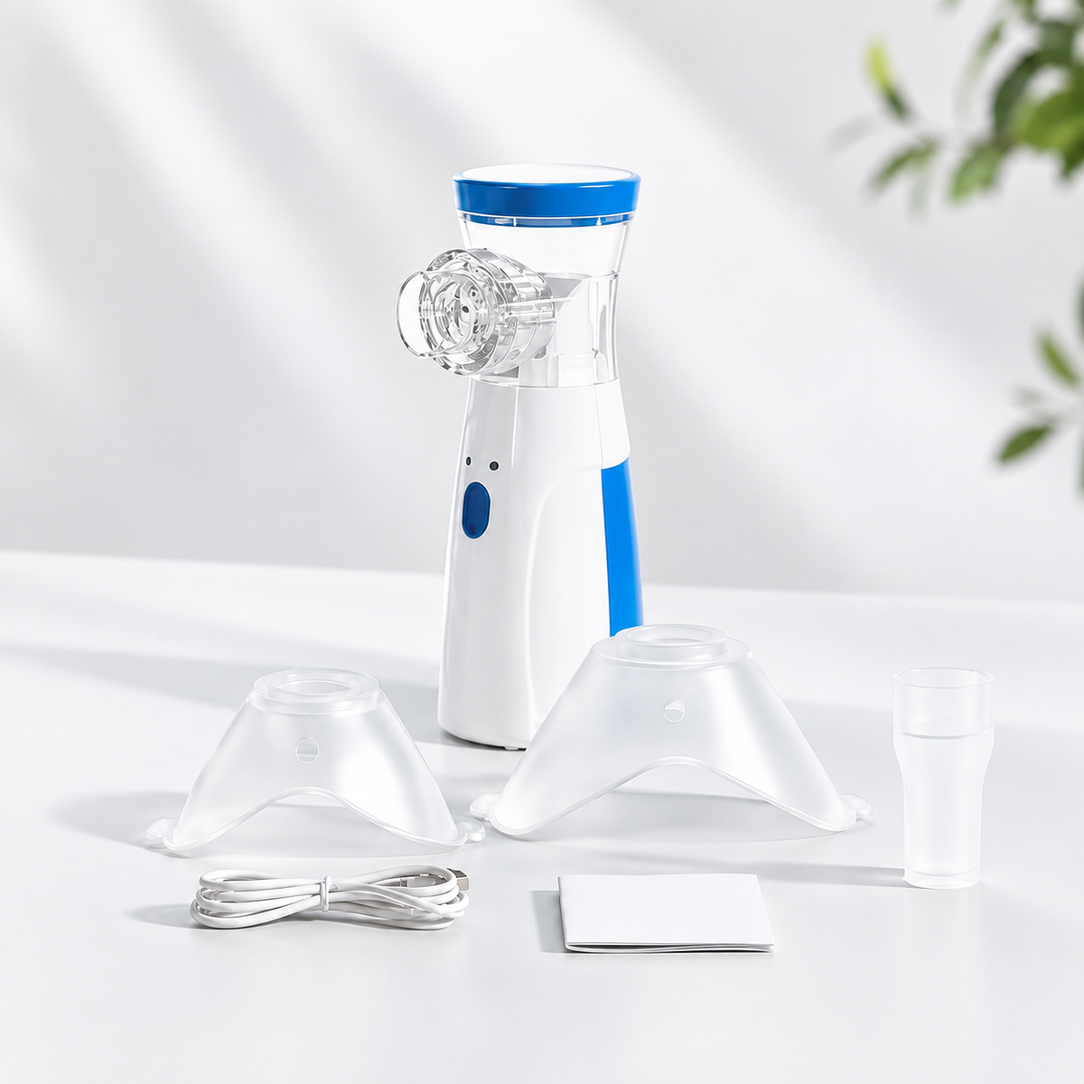 Portable microgrid nebulizer